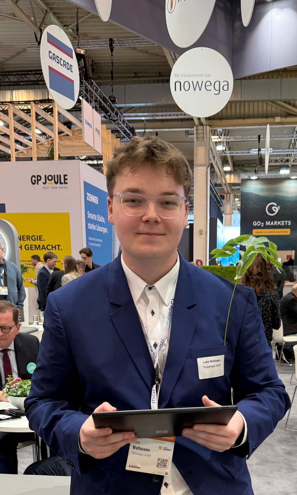 Luke Wellmann ist Azubi bei Thyssengas